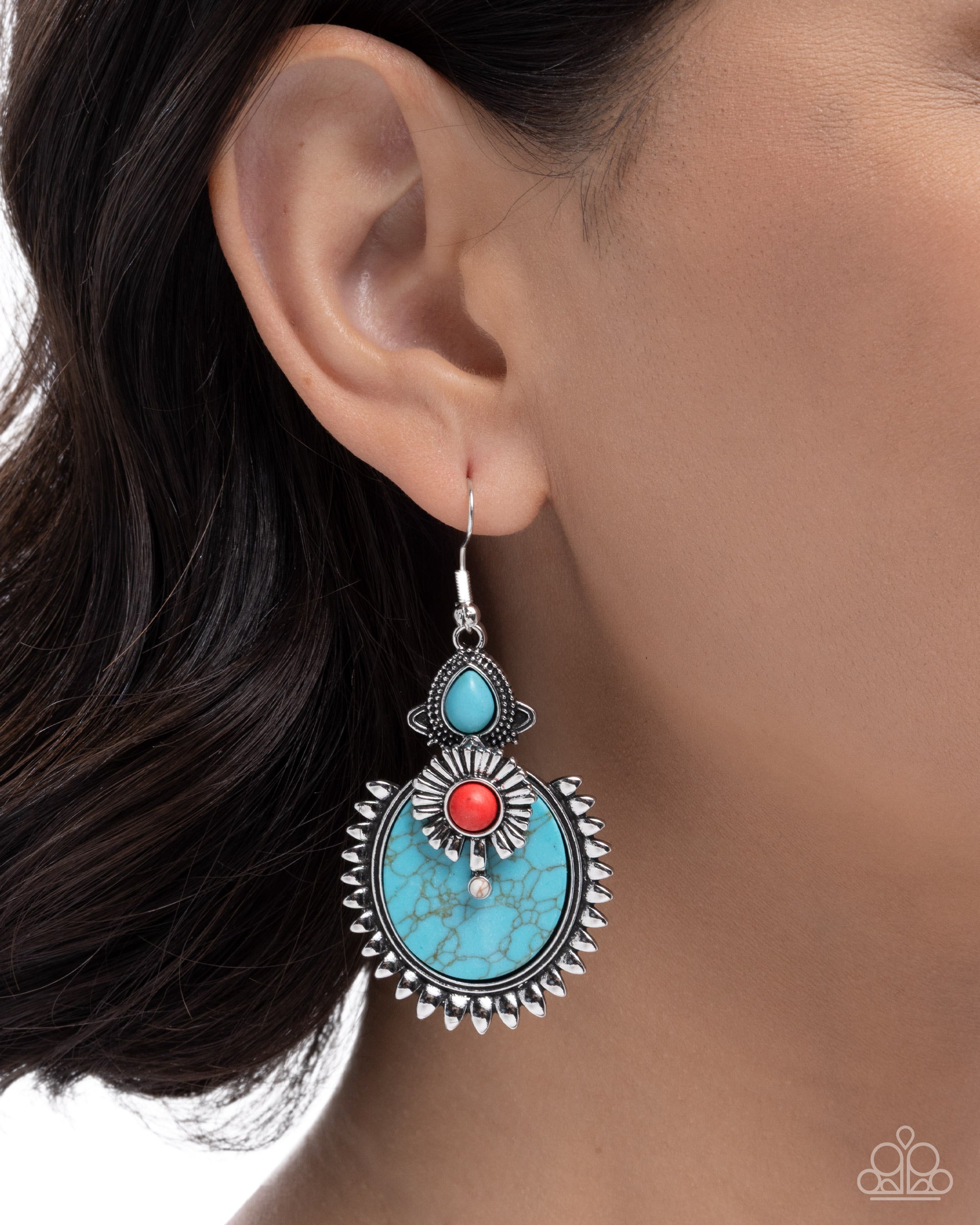 Robust Rampage - multi - Paparazzi earrings