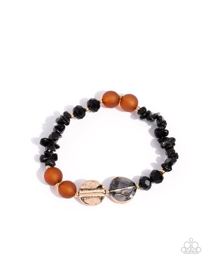 Robust Reflection - black - Paparazzi bracelet