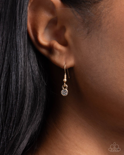 Rockstar Radiance - gold - Paparazzi necklace