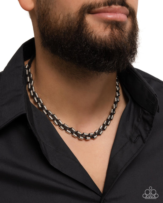 Rogue Renegade - black - Paparazzi MENS necklace