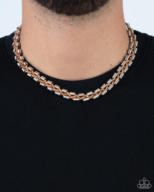 Rogue Renegade - brown - Paparazzi MENS necklace