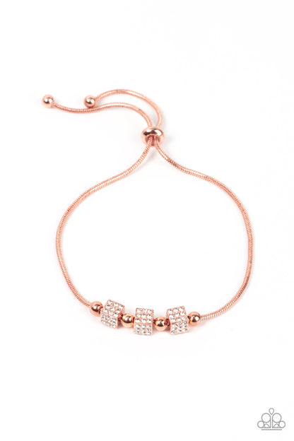Roll Out the Radiance - copper - Paparazzi bracelet