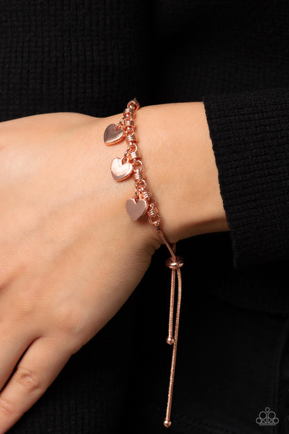 Romance Tale - copper - Paparazzi bracelet