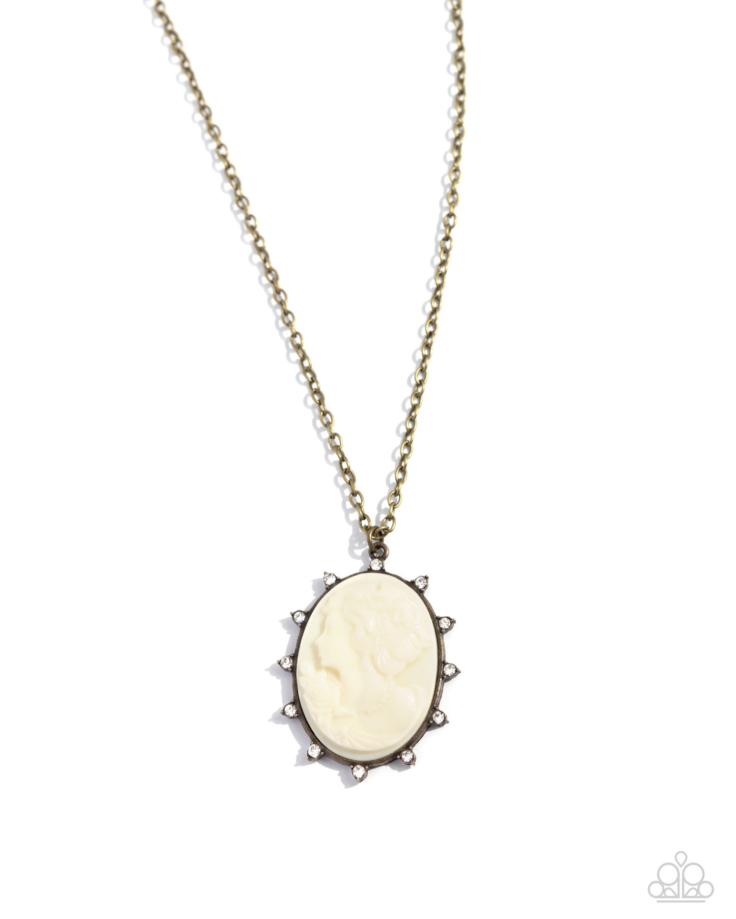 Romantic Artistry - brass - Paparazzi necklace