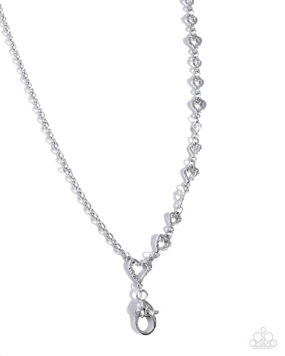 Romantic Horoscope - silver - Paparazzi LANYARD necklace