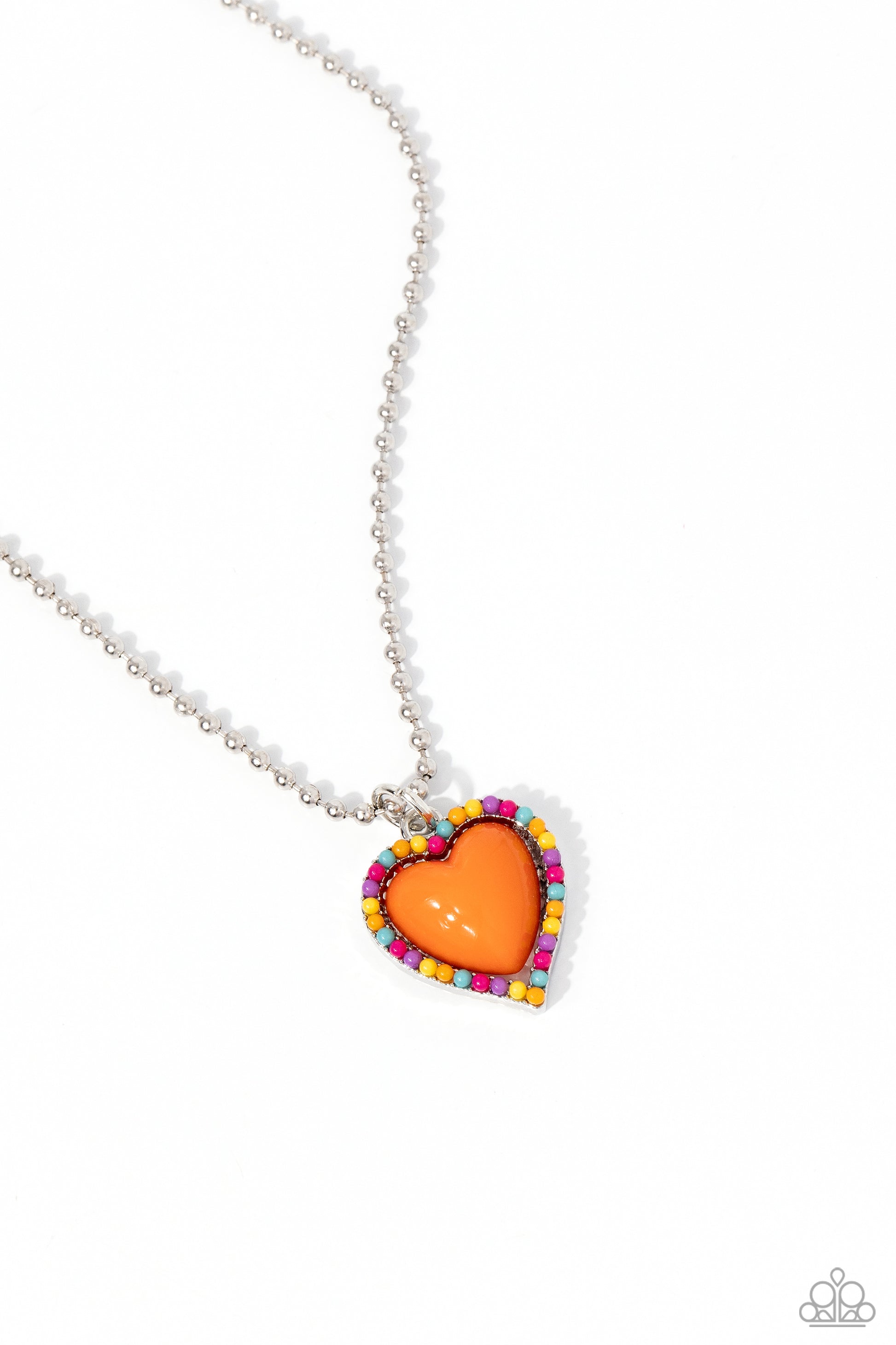 Romantic Ragtime - orange - Paparazzi necklace