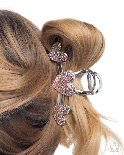 Romantic Rampage - pink - Paparazzi hair clip
