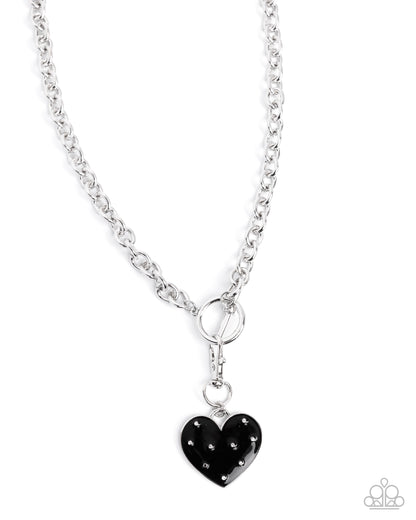 Romantic Range - black - Paparazzi necklace
