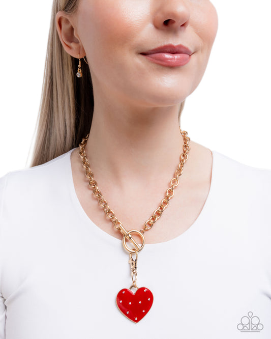 Romantic Range - red - Paparazzi necklace
