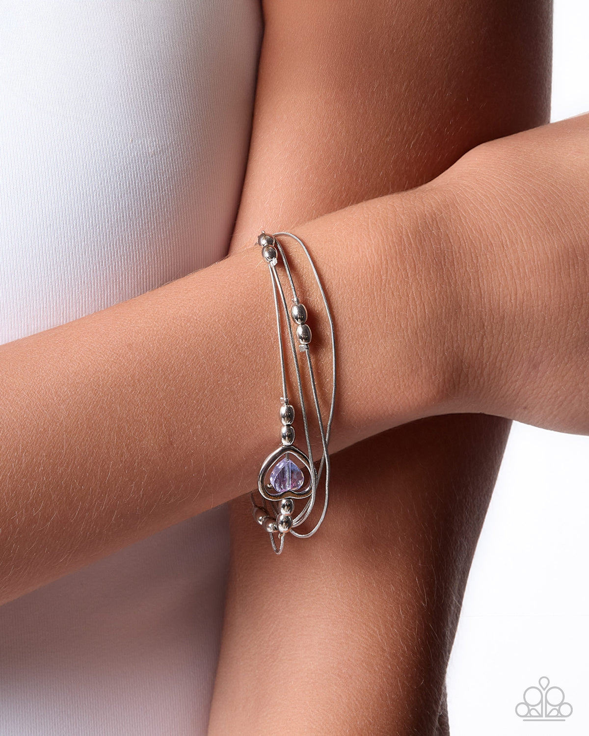 Romantic Reaction - purple - Paparazzi bracelet