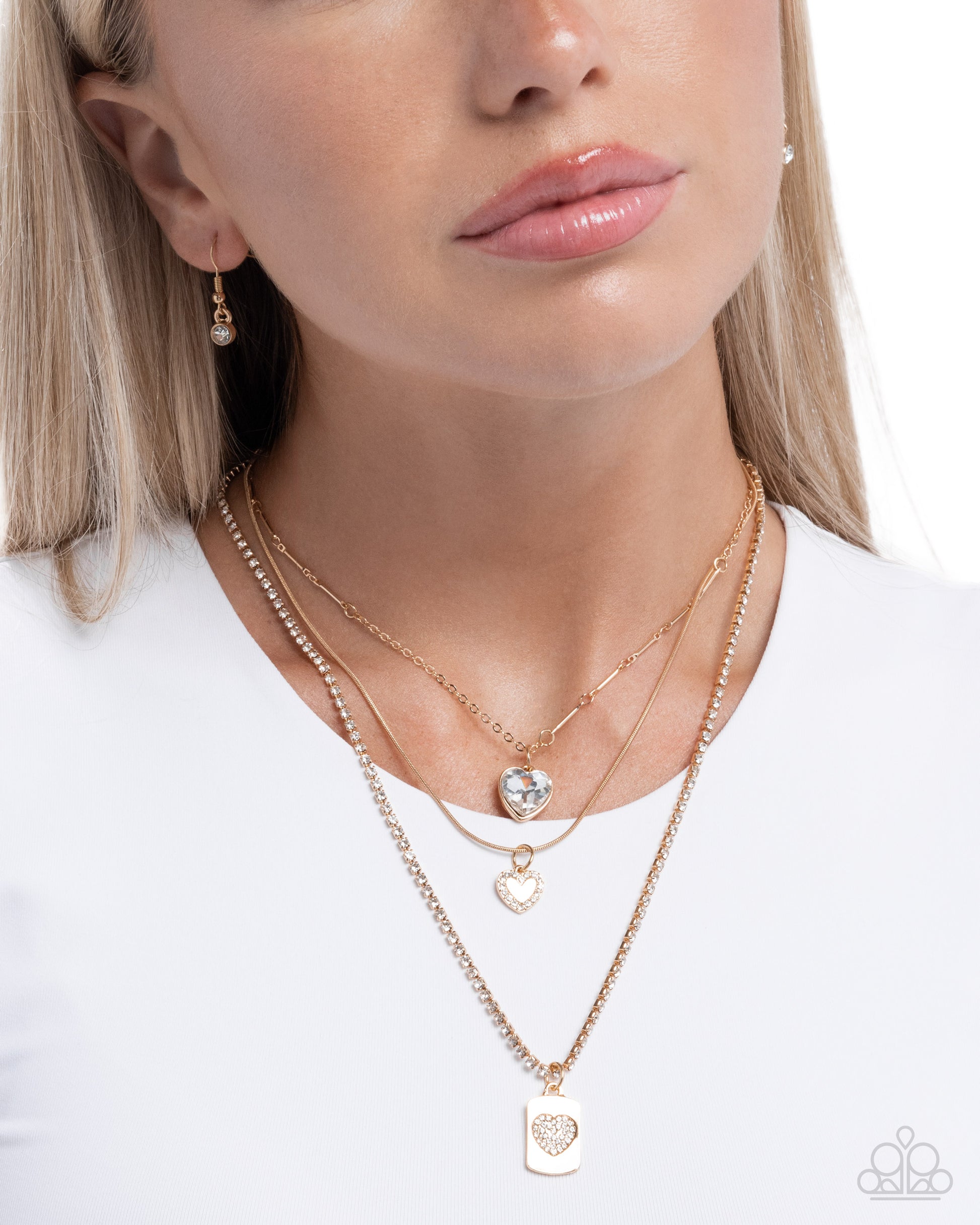 Romantic Rubato - gold - Paparazzi necklace