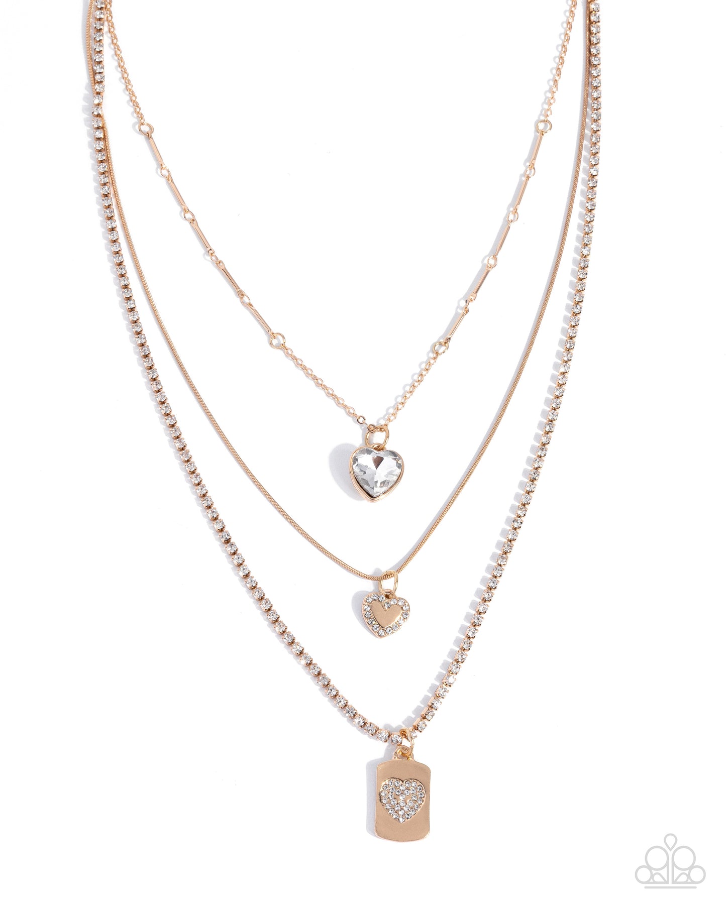 Romantic Rubato - gold - Paparazzi necklace