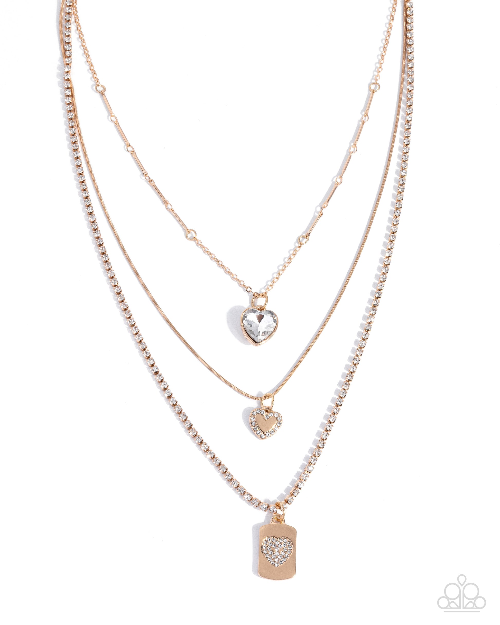 Romantic Rubato - gold - Paparazzi necklace