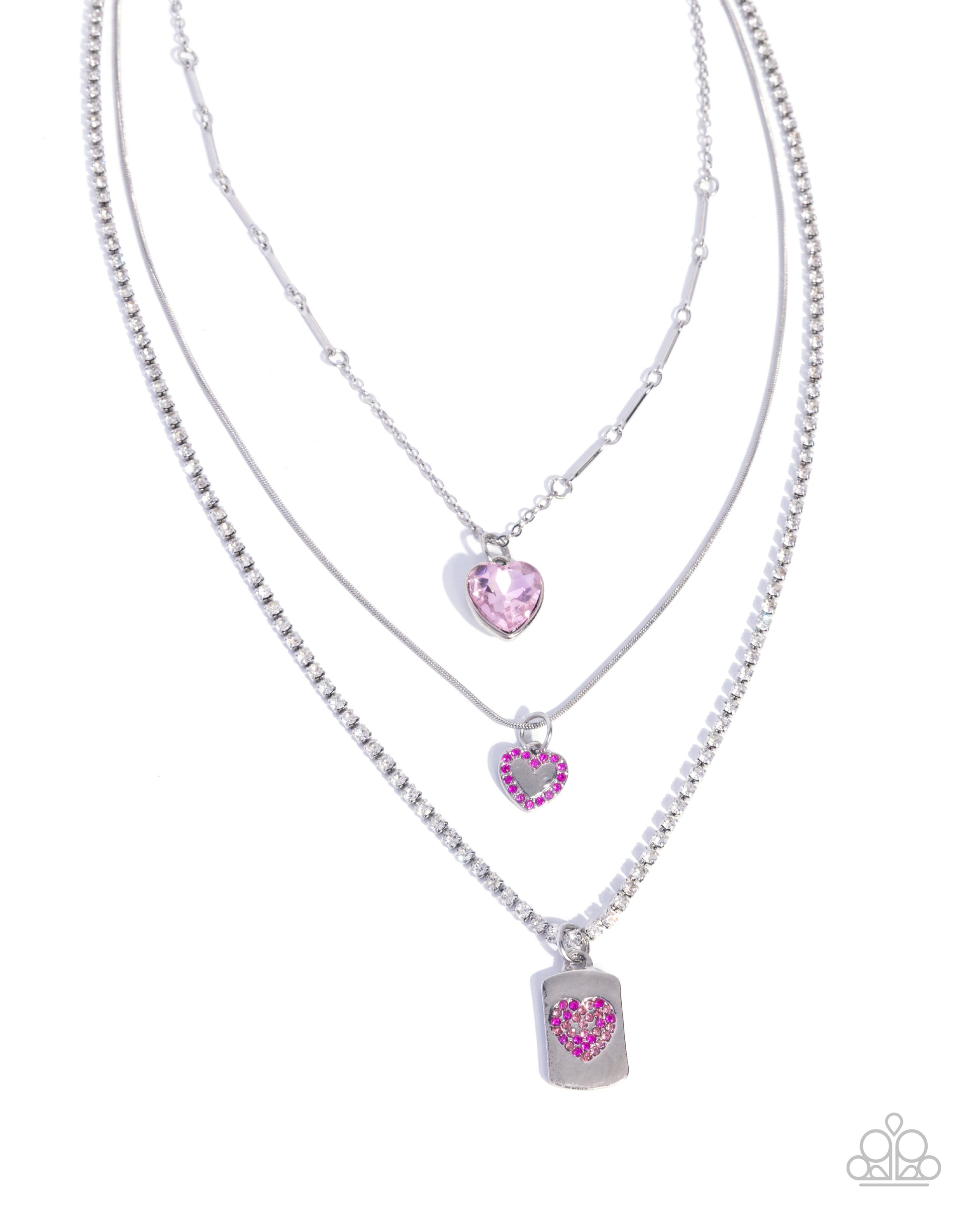 Romantic Rubato - pink - Paparazzi necklace