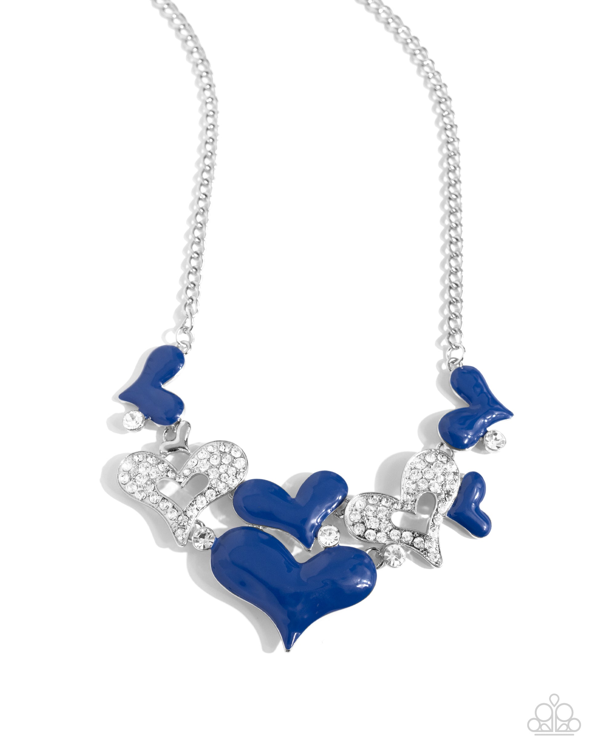 Room in My Heart for More - blue - Paparazzi necklace