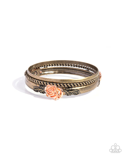 Rose Rarity - brass - Paparazzi bracelet