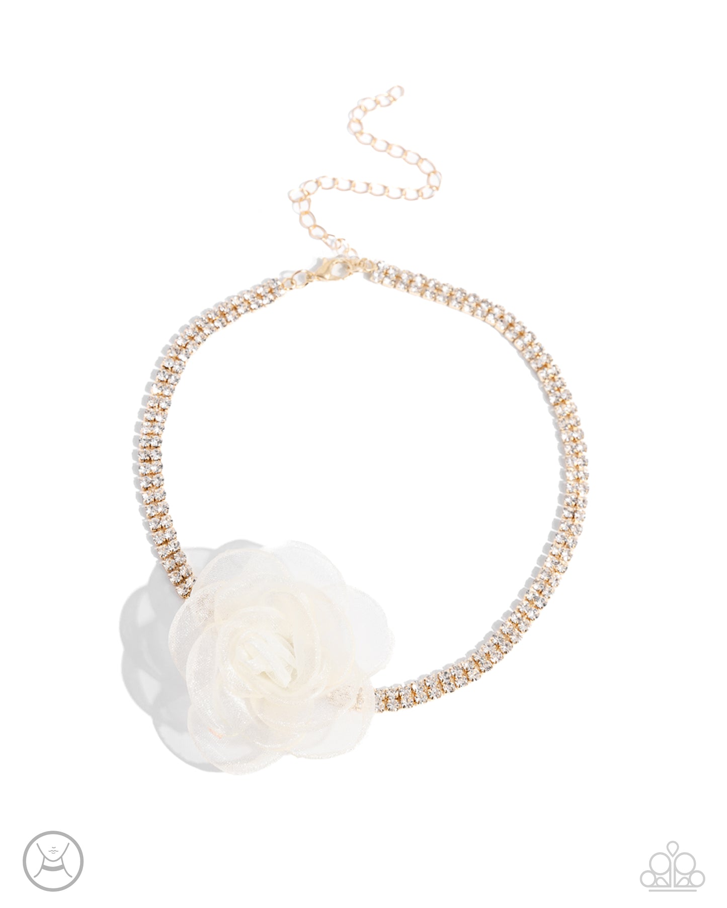 Rosy Range - gold - Paparazzi necklace