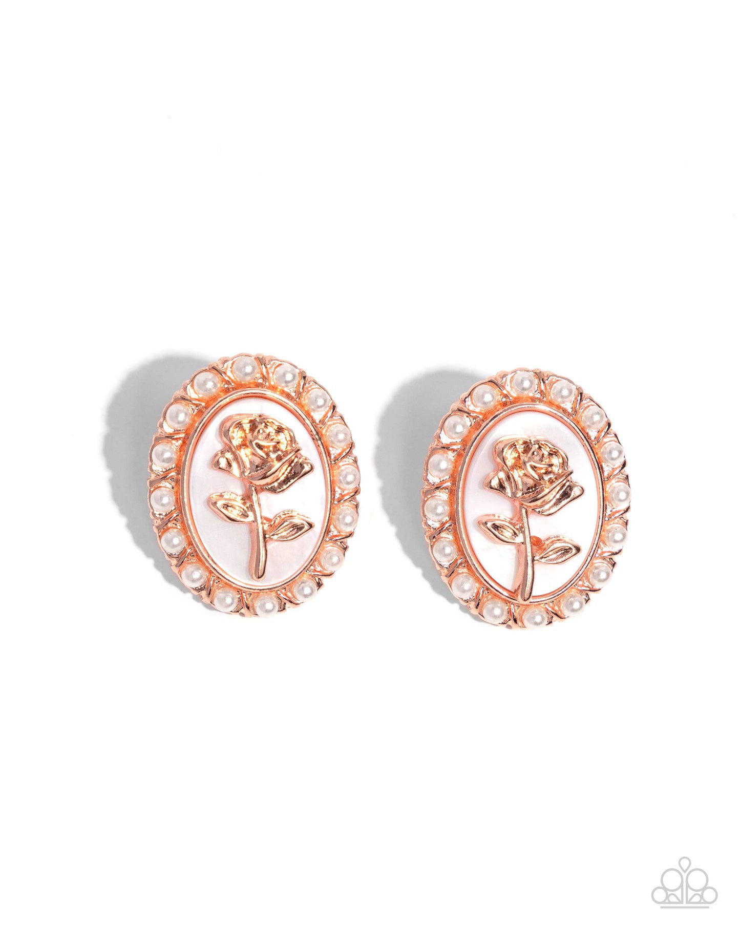 Rosy Relic - copper - Paparazzi earrings