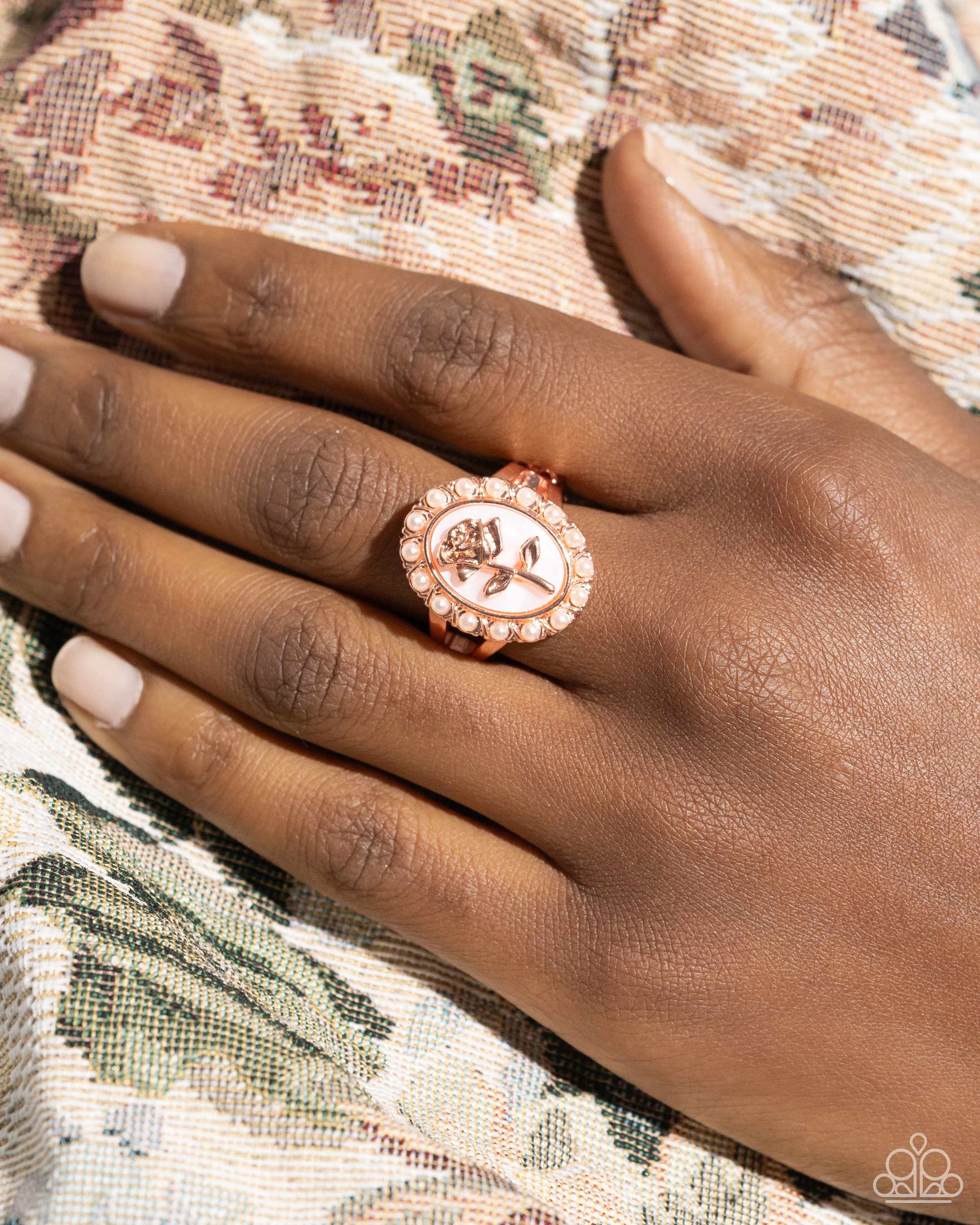 Rosy Reminder - copper - Paparazzi ring