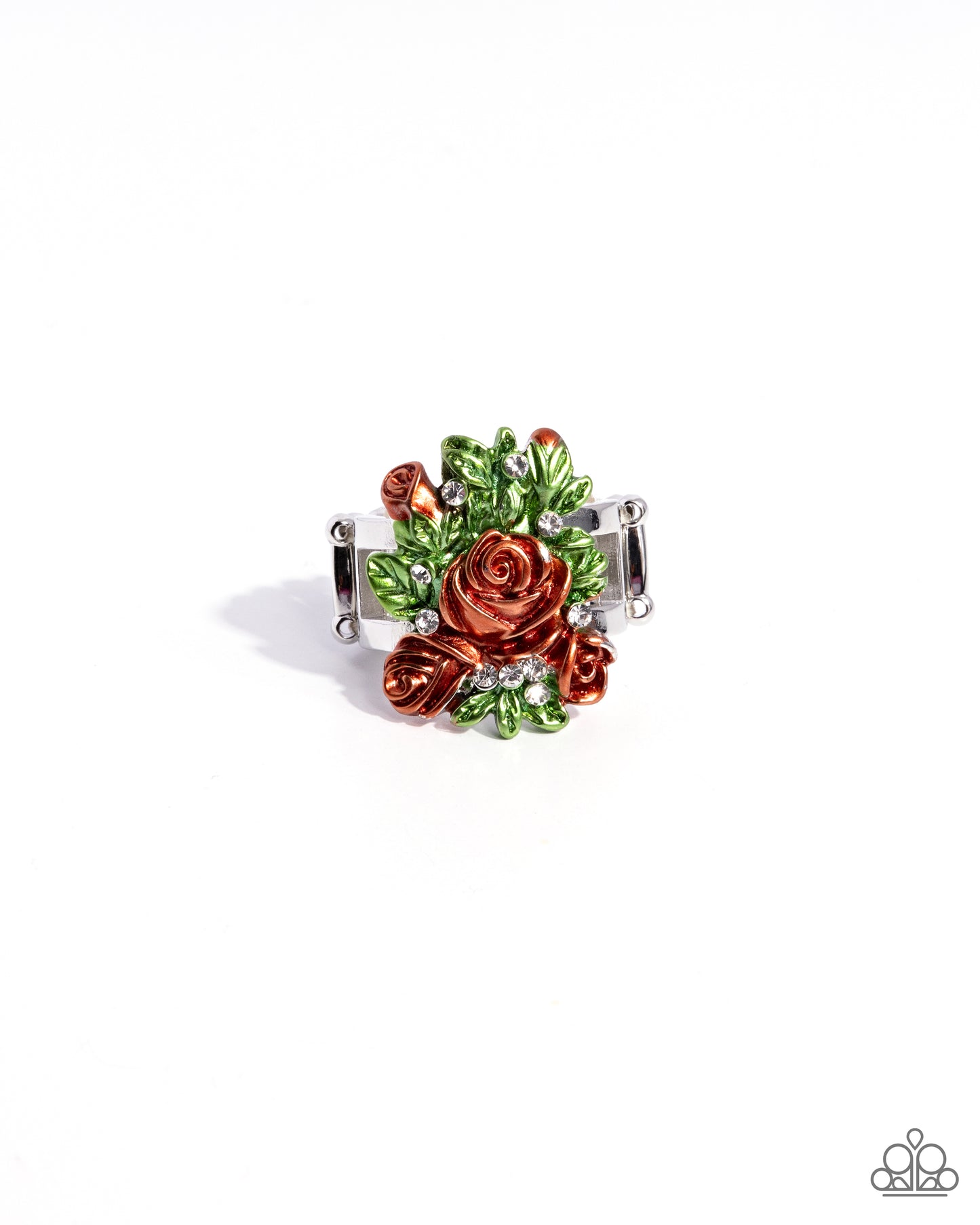 Rosy Route - orange - Paparazzi ring