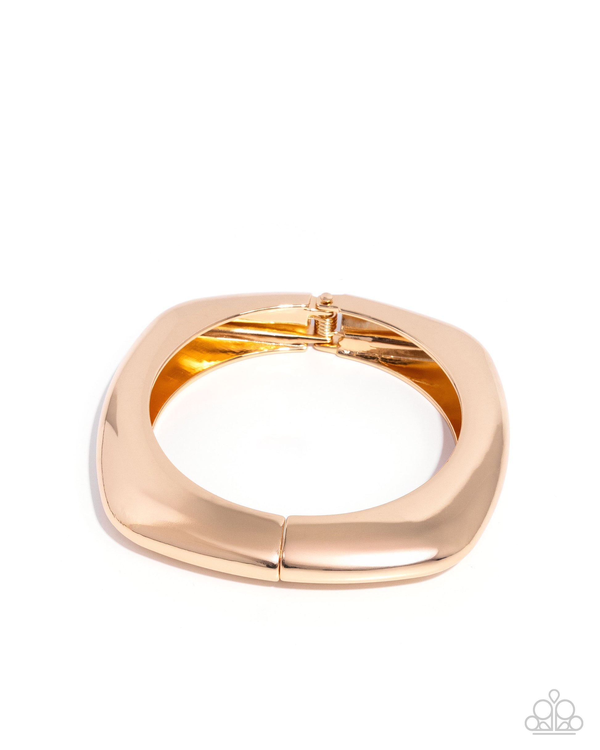Rounded Reflection - gold - Paparazzi bracelet