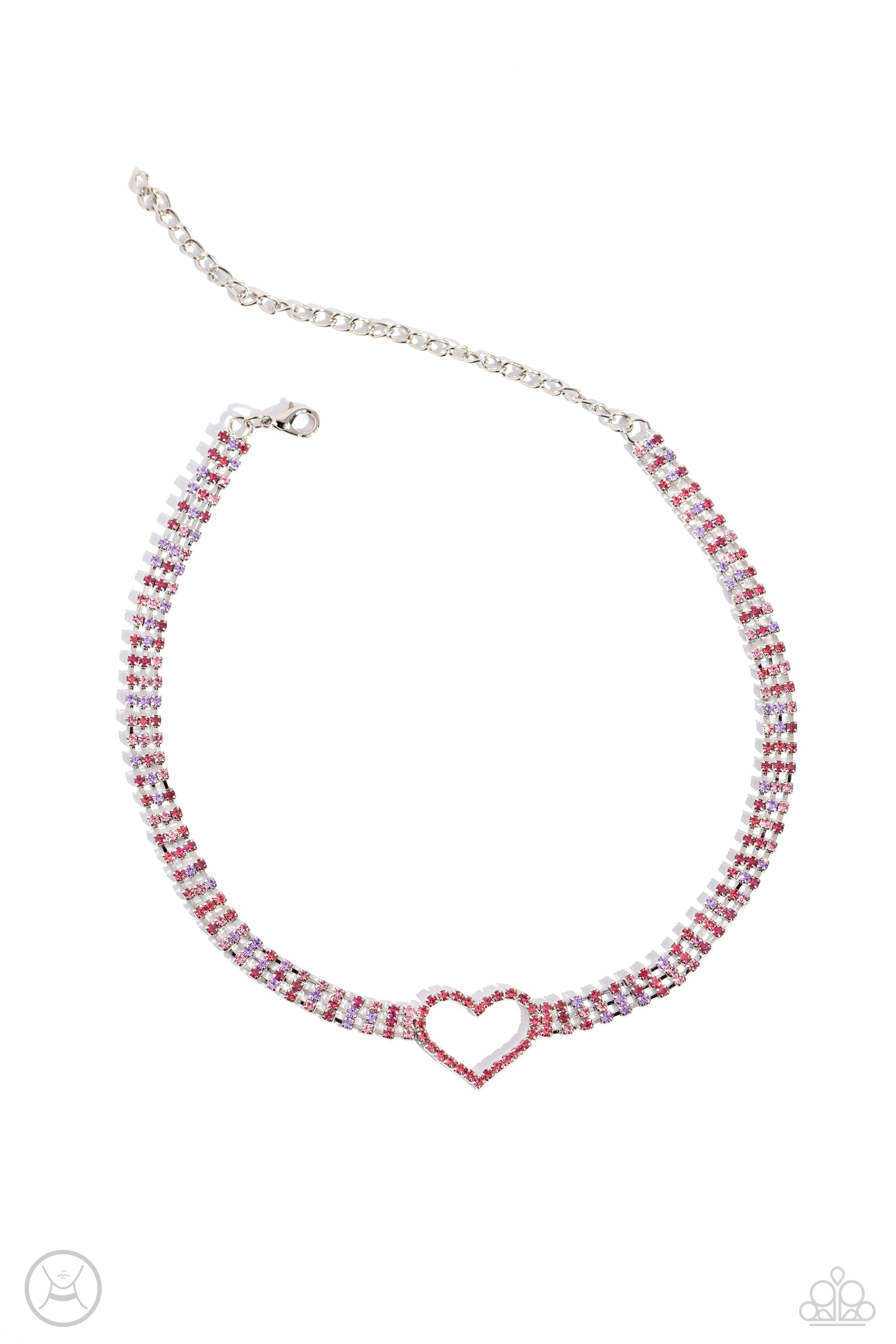 Rows of Romance - pink - Paparazzi necklace