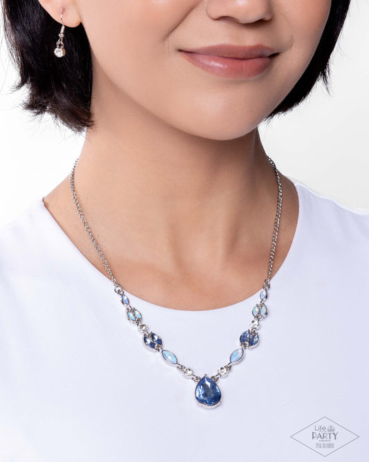 Royal Rendezvous - blue - Paparazzi necklace