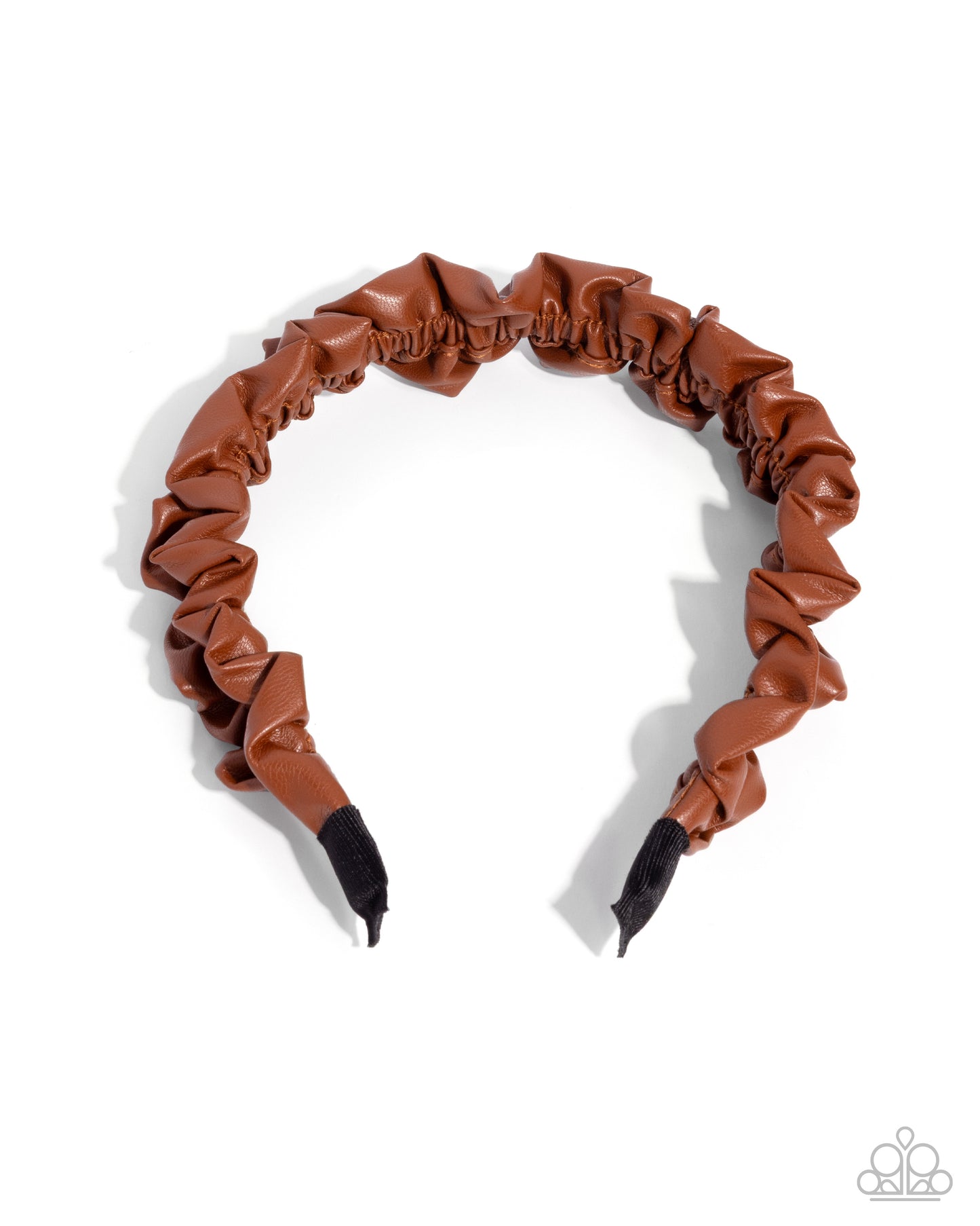 Ruffled Rebel - brown - Paparazzi headband