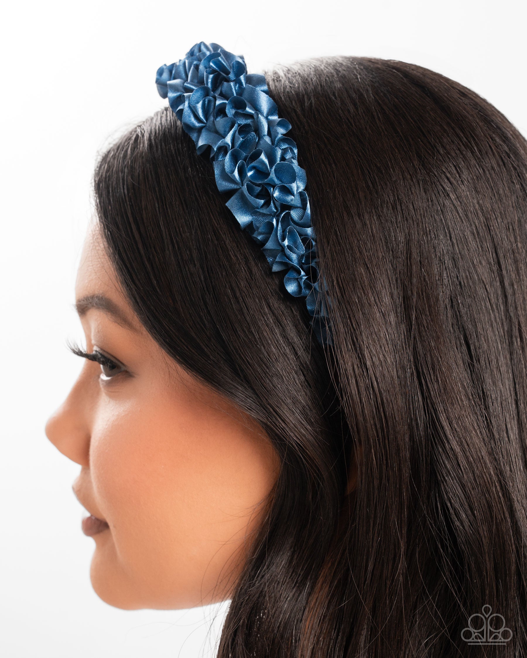 Ruffled Recruit - blue - Paparazzi headband