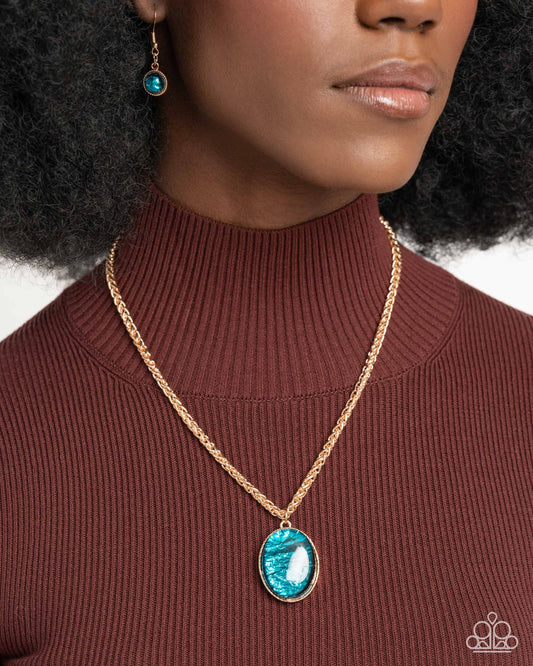 Rule the Night - blue - Paparazzi necklace