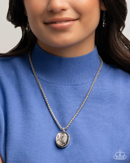 Rule the Night - silver - Paparazzi necklace