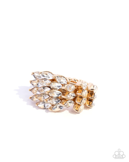 Runaway Refinement - gold - Paparazzi ring