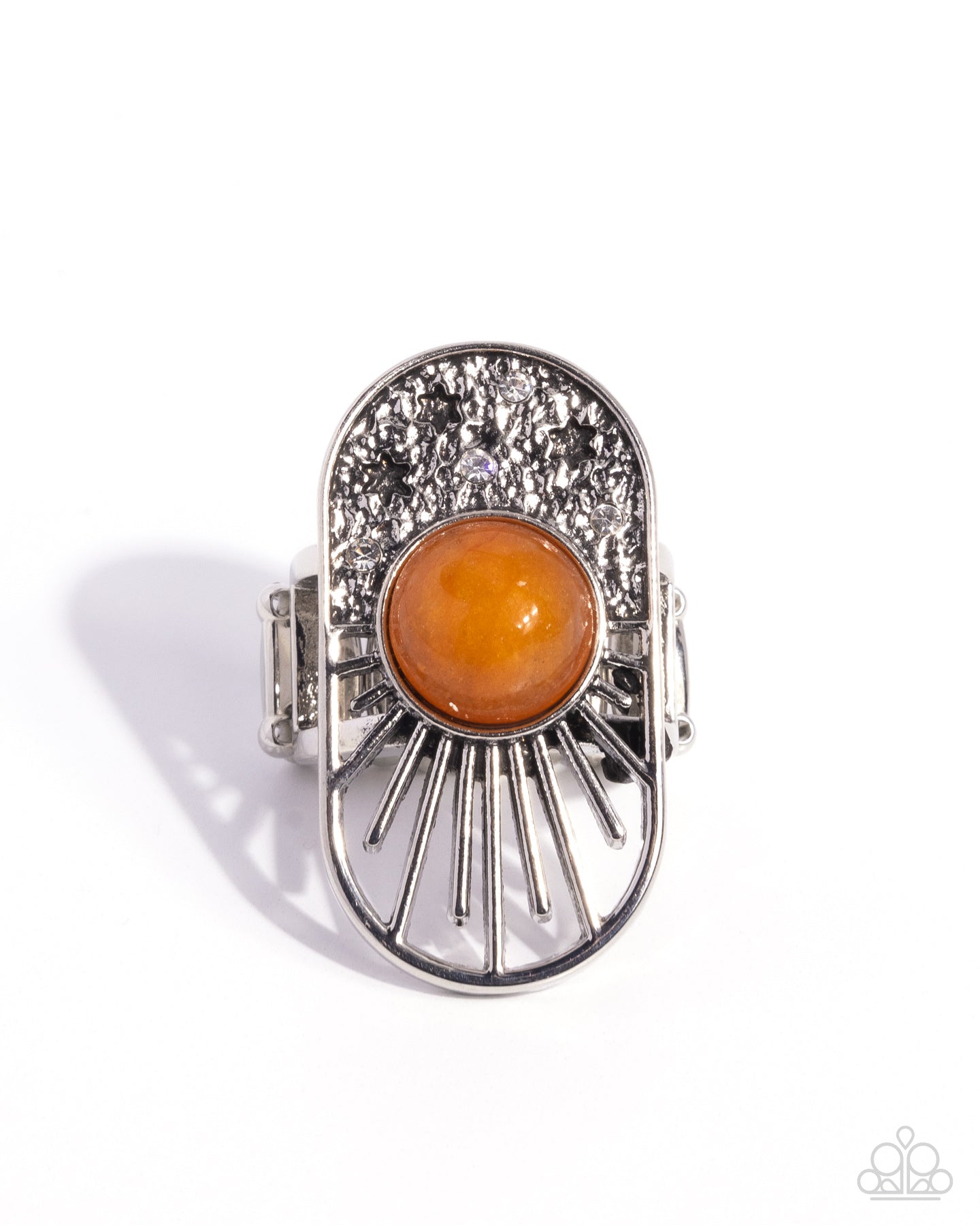 Runway Reveal - orange - Paparazzi ring