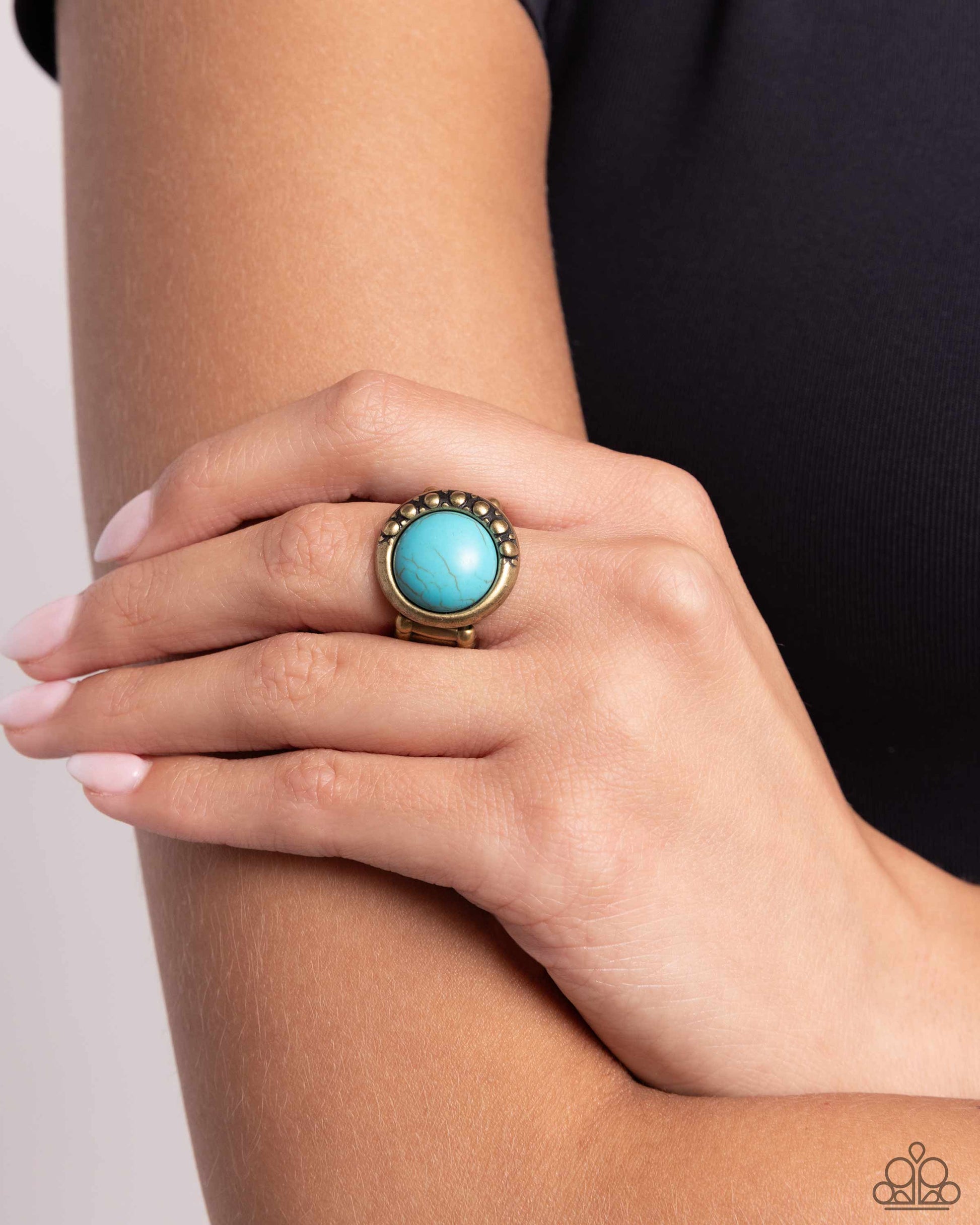 Rural Route - brass - Paparazzi ring