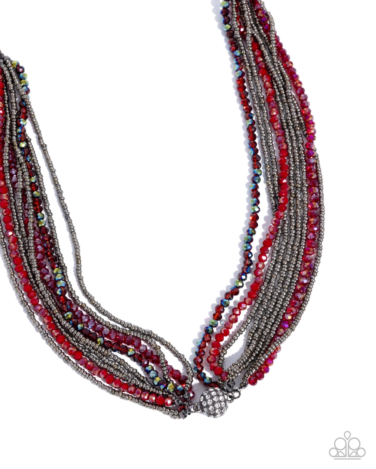 Rushing Radiance - red - Paparazzi necklace