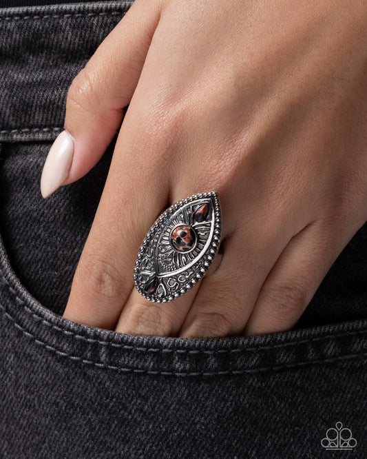 Rustic Raise - black - Paparazzi ring