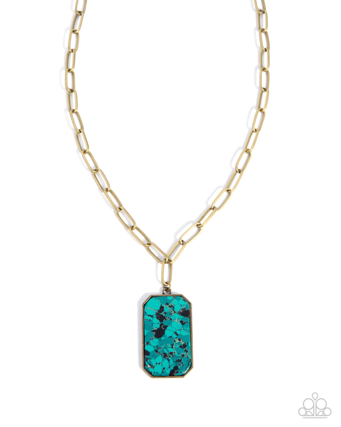 Rustic Red Carpet - brass - Paparazzi necklace