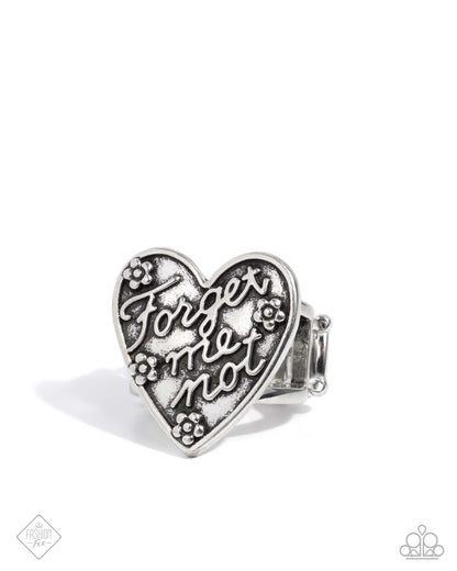 Rustic Remembrance - silver - Paparazzi ring