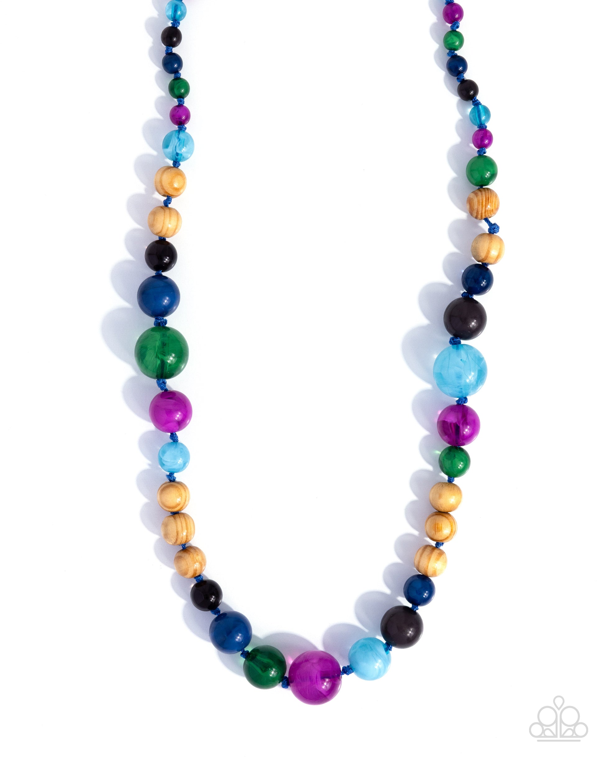 Rustic Republic - multi (blue) - Paparazzi necklace