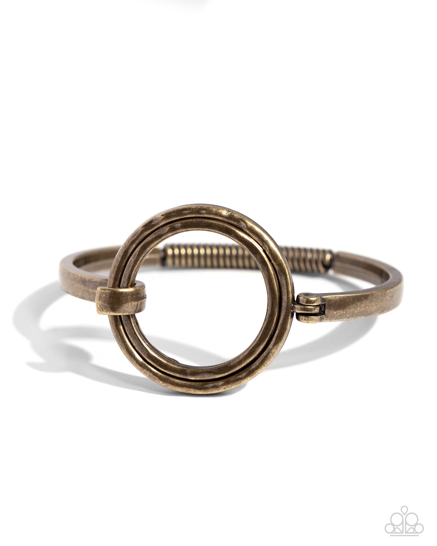 Rustic Review - brass - Paparazzi bracelet