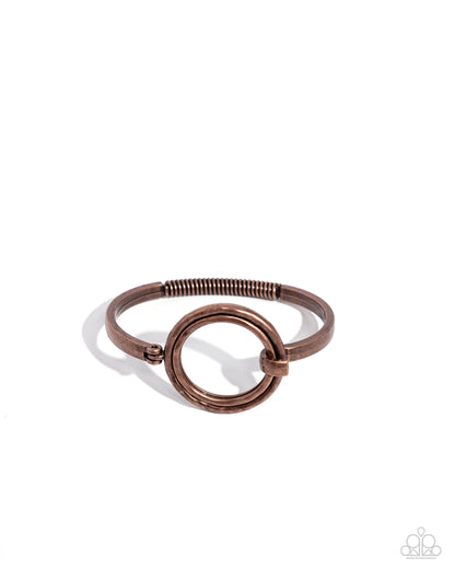 Rustic Review - copper - Paparazzi bracelet