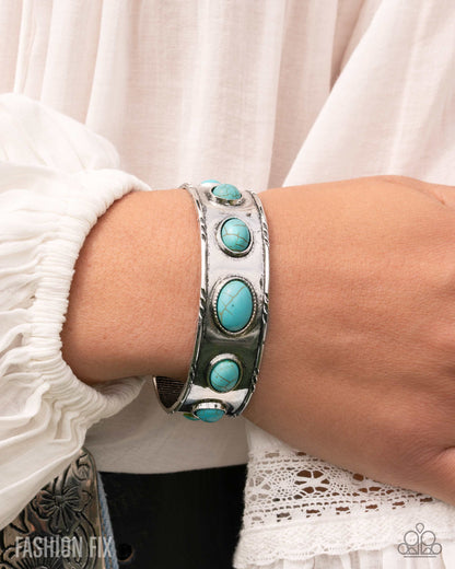 Rustic Road - blue - Paparazzi bracelet