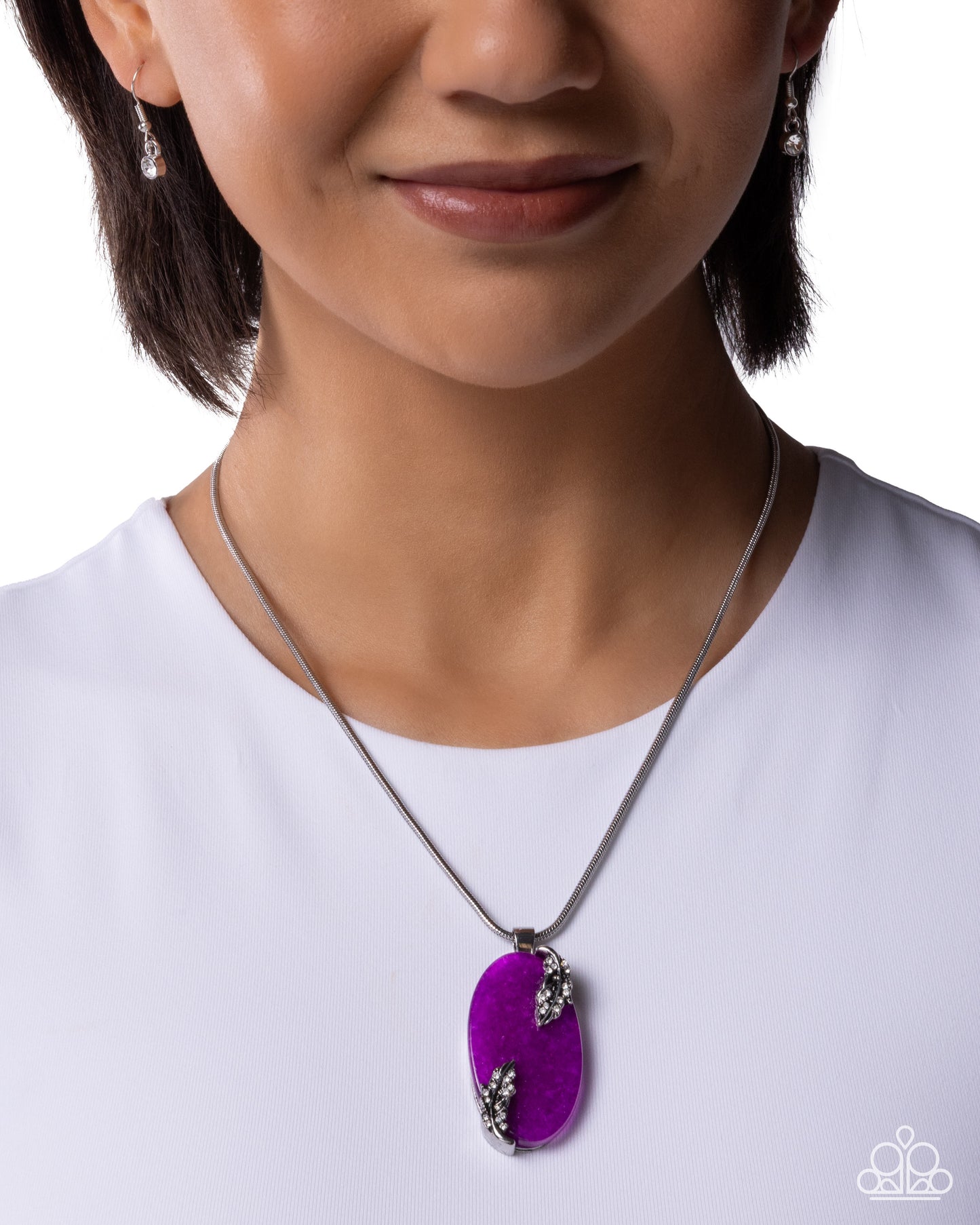 Rustic Roulette - purple - Paparazzi necklace