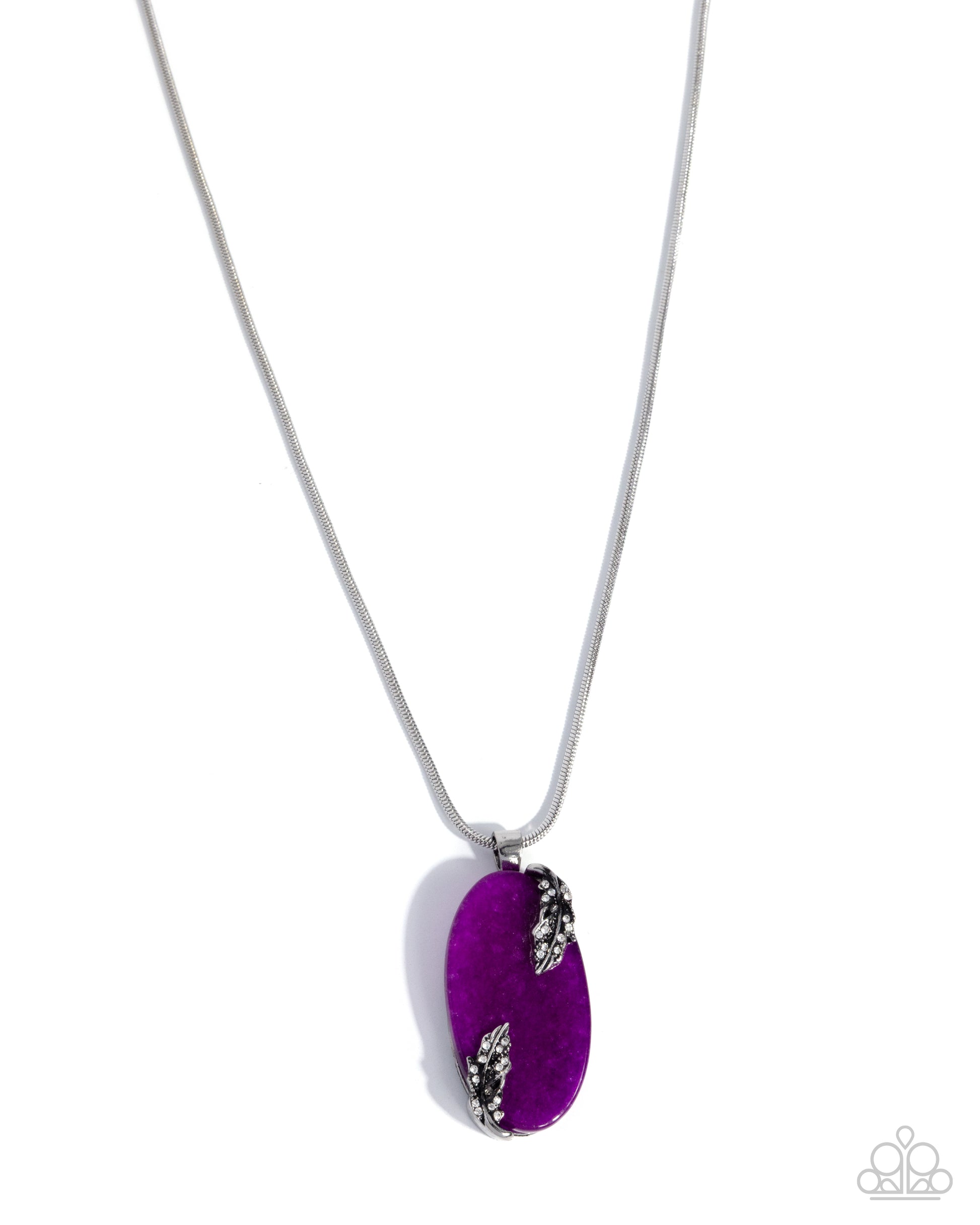 Rustic Roulette - purple - Paparazzi necklace
