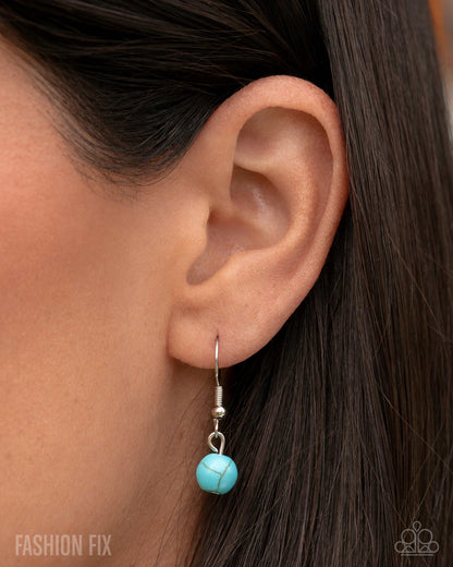 Rustic Route - blue - Paparazzi necklace