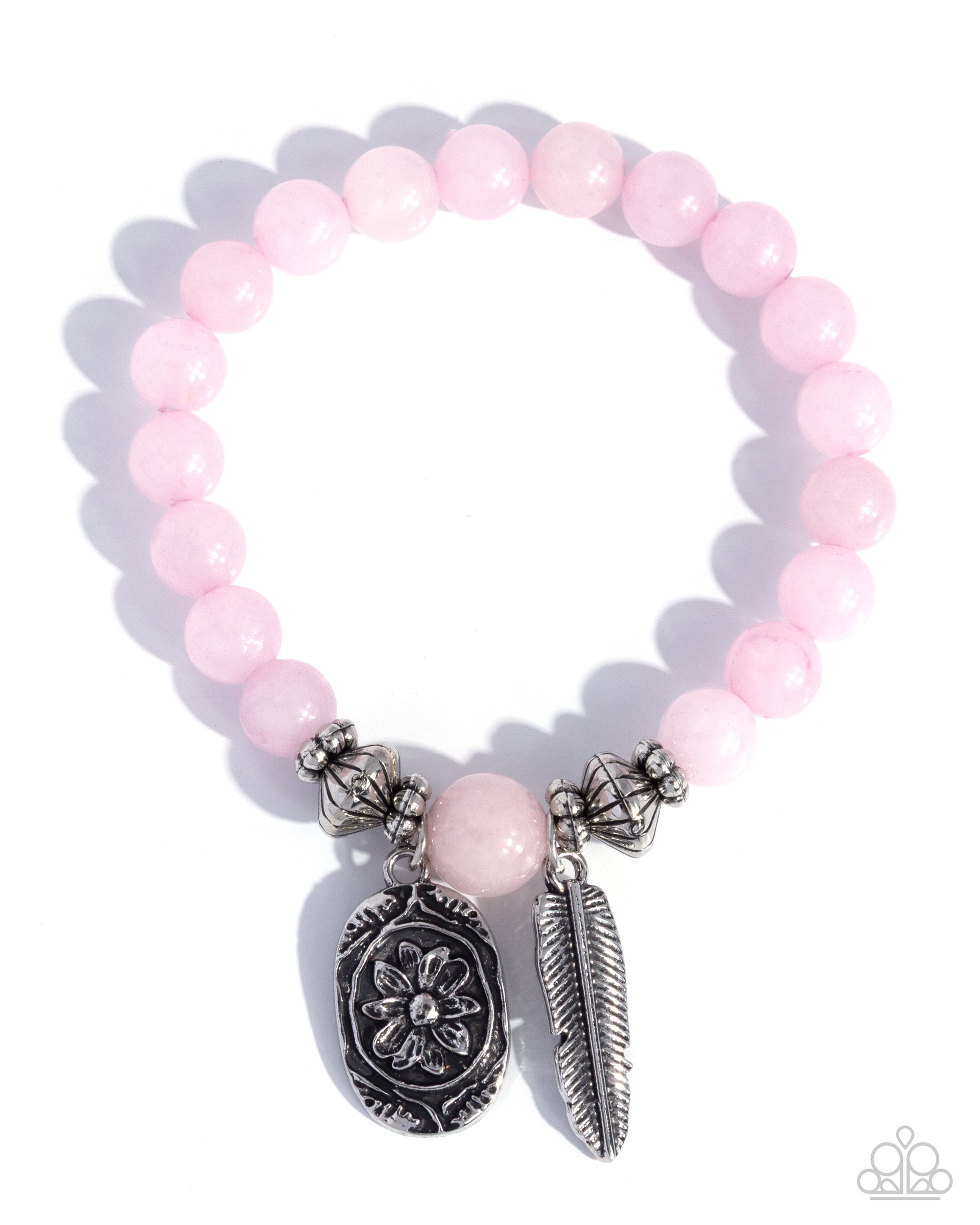 Rustic Rubato - pink - Paparazzi bracelet