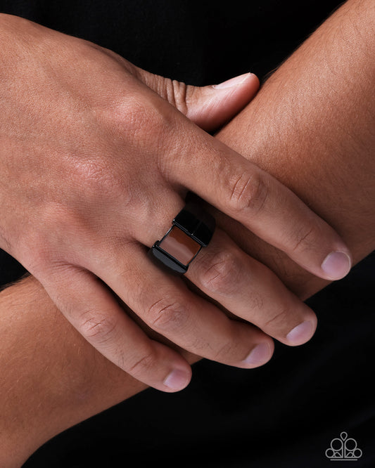 Rustic Ruse - black - Paparazzi MENS ring