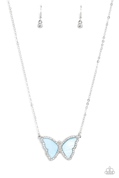 SHELL-bound - blue - Paparazzi necklace