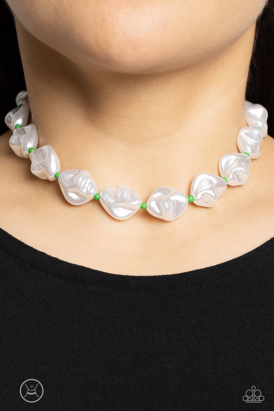 SHORE Enough - green - Paparazzi necklace