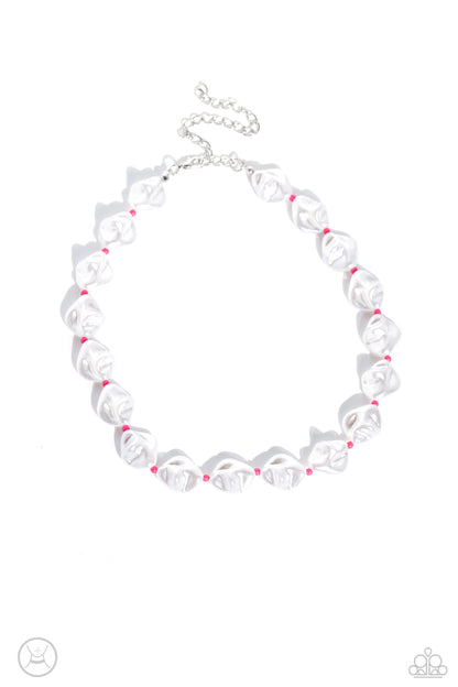 SHORE Enough - pink - Paparazzi necklace
